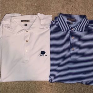 Peter Millar Golf Shirts $45 for Both